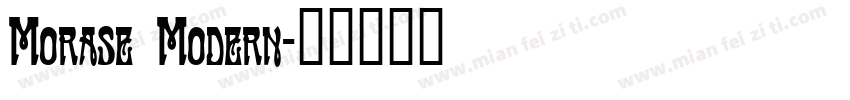 Morase Modern字体转换